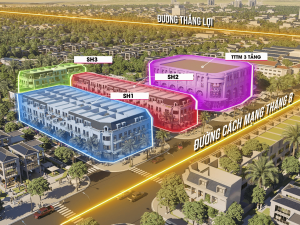 Sông Công Crown Plaza, shophouse trung tâm Sông Công, nhận nhà ngay, sở hữu lâu dài